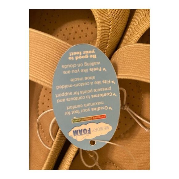 Seychelles Women's Mary Jane Flats Size 8 Beige Memory Foam Casual - Picture 4 of 5